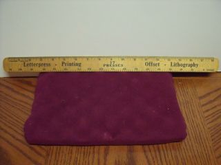 Vintage 18” Falcon Wood Ruler Printing letterpress offset Advertising w/PICAS 2