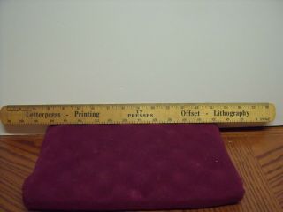 Vintage 18” Falcon Wood Ruler Printing letterpress offset Advertising w/PICAS 4