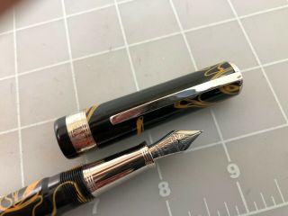 Judd ' s Visconti Manhattan Limited Edition Fountain Pen w/23k Pd 950 Med.  Nib 6
