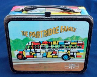 Vintage 1971 Thermos Brand The Partridge Family Lunchbox No Thermos