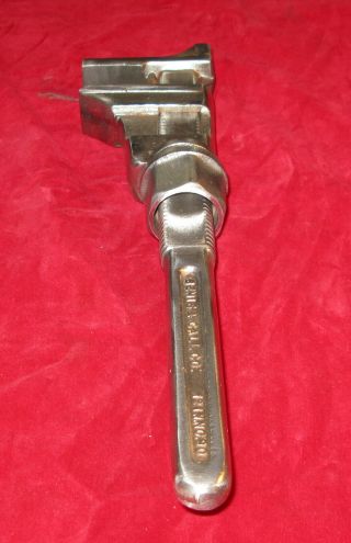 Vintage Bemis & Call Co.  12 " No.  90 Adjustable Wrench Billings Made In Usa
