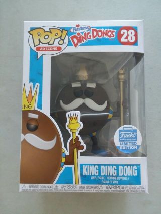 Funko Pop King Ding Dong 28 Funko Ltd.  Vinyl Figure W/pop Protector