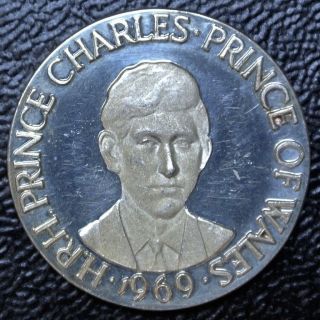 1969 H.  R.  H.  Prince Charles Prince Of Wales Medal - Arwisgiad Caernarfon - 049