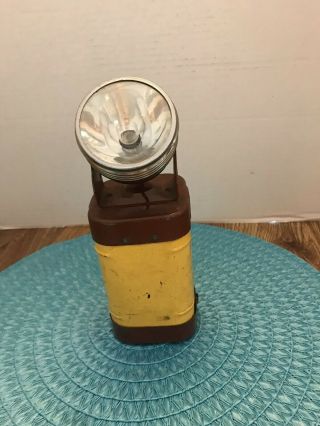 Vintage Railroad Lantern Lamp Light Justrite Flashlight No 2108 Rare