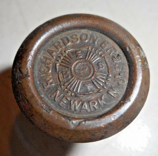 L1970 - Antique Richardson Brothers Newark Nj 13/16 " Hand Saw Medallion