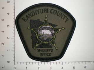 Mn Minnesota Minn Kandiyohi Sheriff Deputy Tactical Police Swat Ert Srt Patch