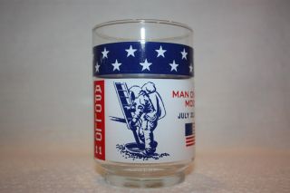 Set Of 4 Nasa 1969 Commemorative Apollo 11 Eagle Moon Landing Drinking Glasses
