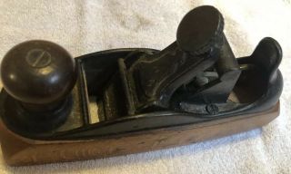 Antique Tool: Iron / Wooden Plane,  Liberty Bell 76