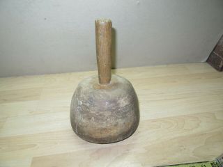 Antique Stone Carving Hammer Wood Mallet Sculptor Tools Estate Fresh 5 Lbs