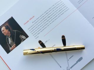 Omas Unicef Claudio Abbado Gold Fountain Pen Limited Edition