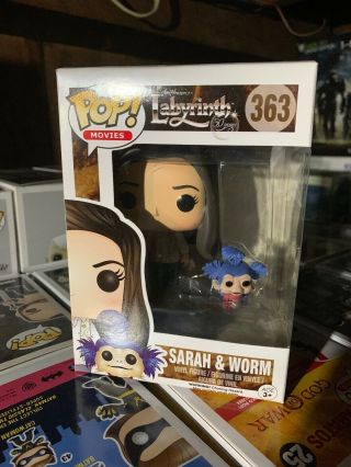 Funko Pop Movies Sarah & Worm 363 Labyrinth Never Opened Vaulted