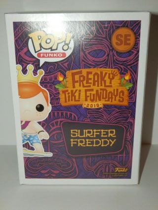 Funko POP SDCC 2019 Fundays Box Of Fun Surfer Freddy Limited Edition 6000 3