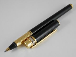 Cartier Must Black Lacquer Rollerball Pen