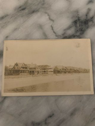 Vintage Rppc 1911 Laurel Beach Milford Connecticut Real Photo Postcard