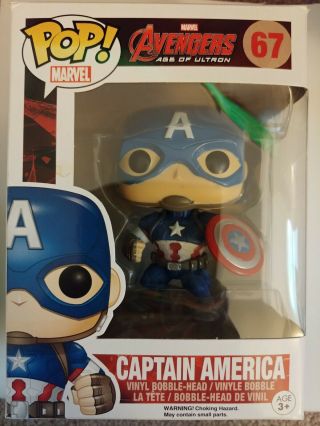 Funko Pop Classic Avengers 2 - Age Of Ultron Captain America 67 Oob Collector