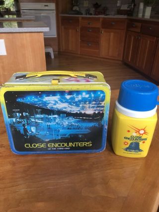 Close Encounters Of The Third Kind 1977 Lunchbox And Thermos