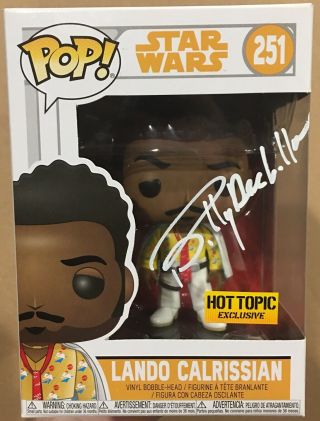 Billy Dee Williams Signed/autographed Funko Pop Star Wars Lando Calrissian