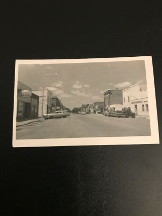 Vintage Photo Postcard Street Flandreau South Dakota