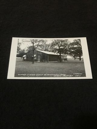Vintage Rppc Little Sioux Golf Country Club Rapids Iowa Real Photo Postcard