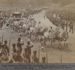 King Edward Vii Coronation Parade London 1902 Photo Ptereoview