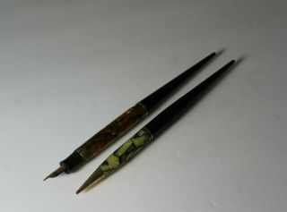 2 Antique Parker Duofolds Fountain Pen & Mechanical Pencil