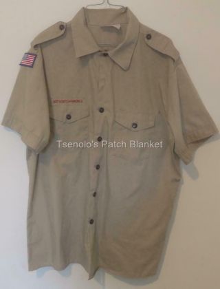 Boy Scout Now Scouts Bsa Uniform Shirt Size Adult X - Large Ss 009