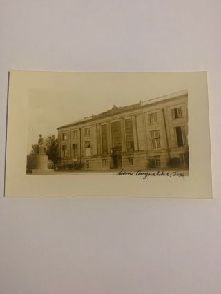 Vintage Rppc Postcard Courthouse San Augustine Texas Real Photo