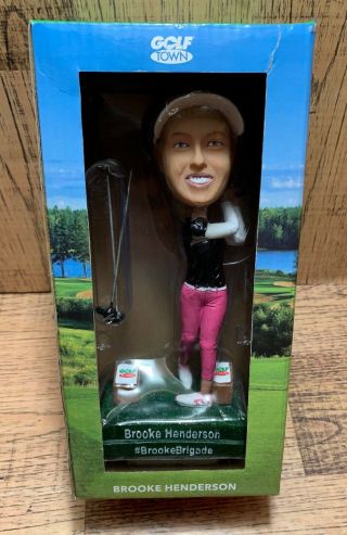 Brooke Henderson Bobblehead Limited Edition Golf Town (124 Of 5000)