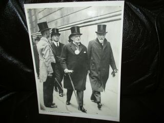 Wayfarer Press Photograph Big Men In The City Of London