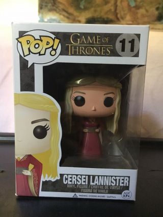 Vaulted 11 Cersei Lannister Funko Pop Game Of Thrones W/ Soft Protector Case