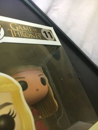 VAULTED 11 Cersei Lannister Funko Pop Game of Thrones w/ Soft Protector Case 2