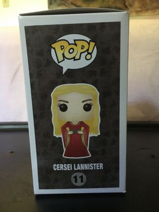 VAULTED 11 Cersei Lannister Funko Pop Game of Thrones w/ Soft Protector Case 5