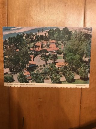 Aerial View Home Of Richard M Nixon 37th President San Clemente Ca Postcard