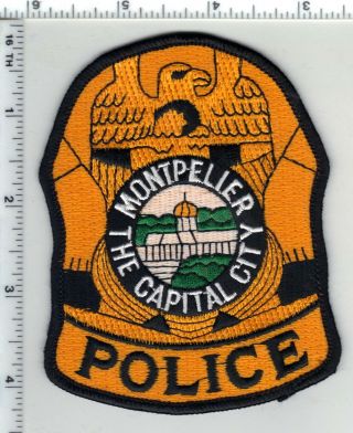Montpelier Police (vermont) 4th Issue Shoulder Patch