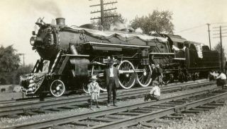 Kj352 Vtg Photo President Harding Funeral Train,  Marion Oh C 1923