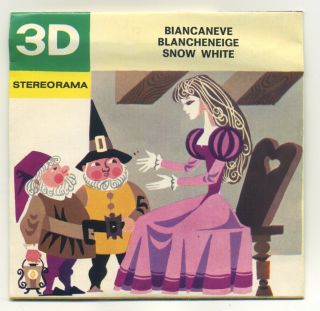 Bianca Neve Snow White View - Master Stereorama 3 Reel Packet Puppets