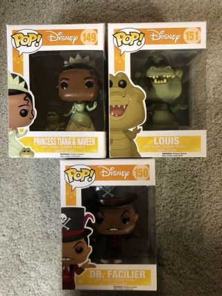 Funko Disney The Princess And The Frog Set Of 3 Pop