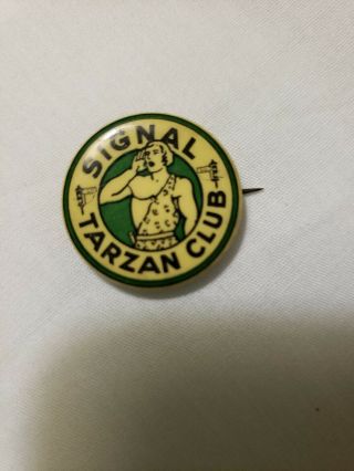 Vintage Signal Tarzan Club Pin Badge