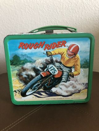 Vintage 1970’s Rough Rider Metal Lunch Box