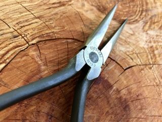 Vintage Long Needle Nose Pliers Crescent Tool Company Crestoloy 1033 - 7 Usa