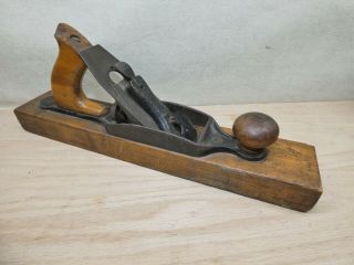 Antique Stanley Bailey No.  26 Transitional Wood Plane By Stanley Rule & Level Co.