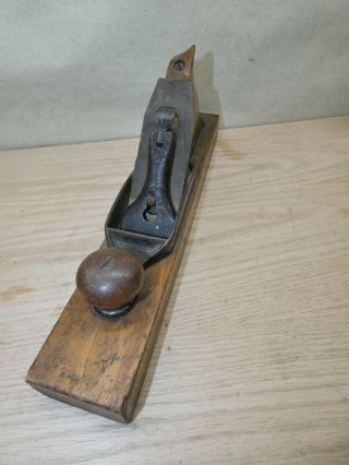 Antique Stanley Bailey No.  26 Transitional Wood Plane By Stanley Rule & Level Co. 2