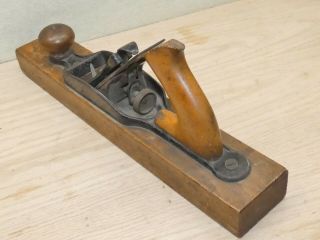 Antique Stanley Bailey No.  26 Transitional Wood Plane By Stanley Rule & Level Co. 5