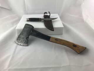 Bsa - Vintage Boy Souts Of America Axe And Knife