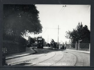 Old Photo Of Tram In Main Street Monifieth Looking East 1903 Photo By G W Wilson