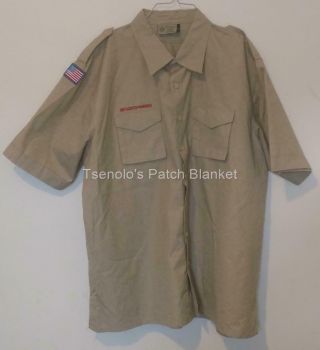 Boy Scout Now Scouts Bsa Uniform Shirt Size Adult 2x - Large Ss 040