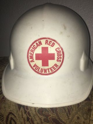 Vintage Jackson American Red Cross Volunteer Hard Hat Extremely Rare