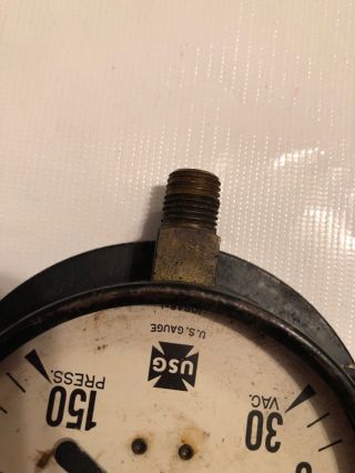 Pressure Vacuum Gauge US Gauge Co USG Vintage 10948 - 1 4