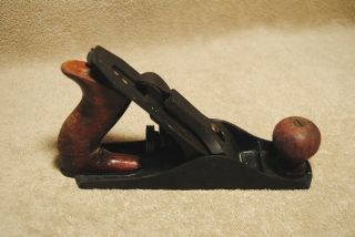 Vintage Defiance Wood Block Plane Made In Usa 9”x2” Base