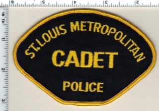 St.  Louis Metropolitan Police (missouri) Cadet Shoulder Patch From The 1980 